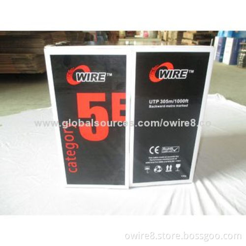 LSNH Cat5e UTP Cable, 4 Pairs, 24AWG, Wholesale, Fast and Reliable Connection